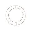 Metal frame - base for wreaths Ø25 cm double - copper