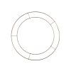 Metal Wreath Base - Double, Ø30cm, Copper