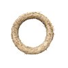 straw wreath 45cm