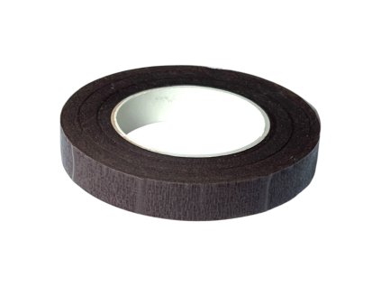 Floristická fixačná páska 12mm 27m - hnedá