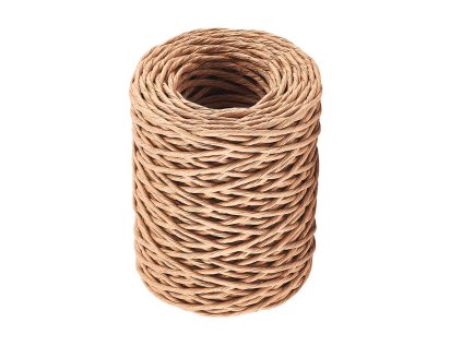 Papierový ratanový drôt 2mm 50m – svetlohnedý