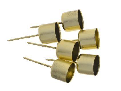 bodce podstavce na konicke vysoke sviecky zapichovacie podstavce zlate