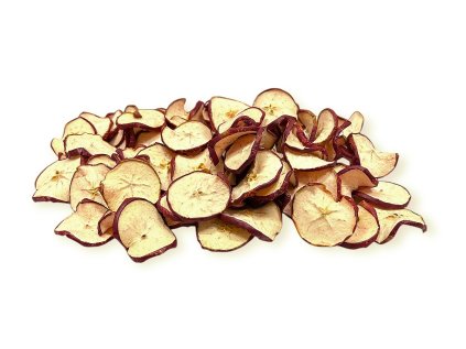 Sušené aranžérske jablká plátky 250g červené