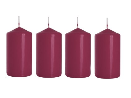 adventne sviecky klasik bordové burgundy pillar candles 6cm1