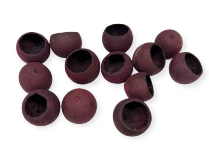 Sušené plody Bell Cup 4 5cm 13ks bordové
