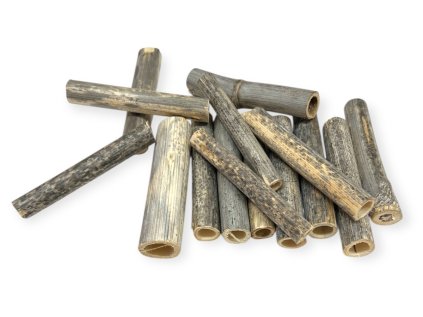 Sušené trstinové duté steblá 15ks prírodné