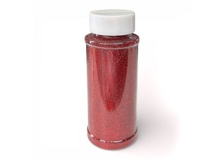 glitter powder glitre trblietky cervene red velke