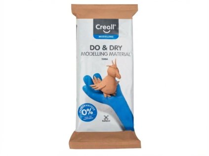 Samotvrdnúca modelovacia hmota Creall DO&DRY 500g – terakota