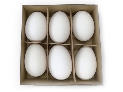 husacie vajcia biele prave goose eggs shells true 8cm2