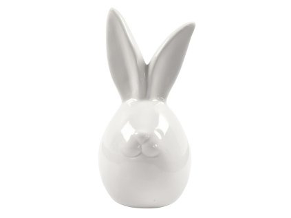 ceramic easter rabbit white keramicky biely zajac4