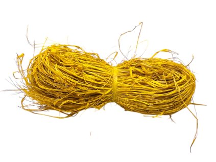 Aranžérska rafia 250g - žltá