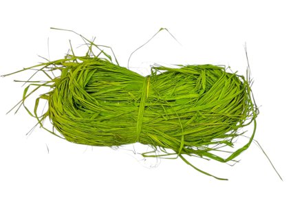 Aranžérska rafia 250g - svetlá zelená