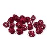 Ratanové guličky 3cm 21ks bordové (2)