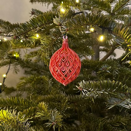 Baňka paví rosegold