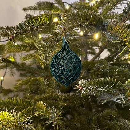 Baňka paví zelená