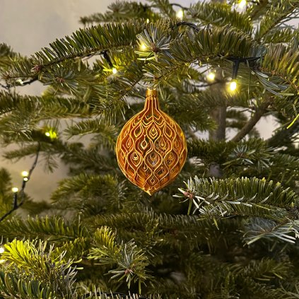 Baňka paví zlatá sv.