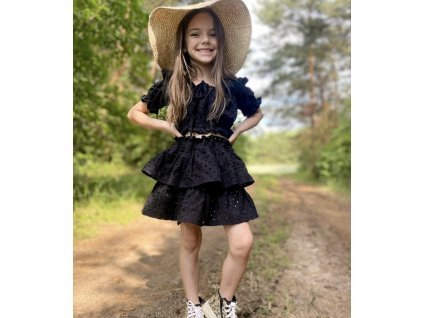 Krajkový černý komplet Zula