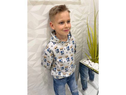 Mikina medvídci pro kluky Haydi