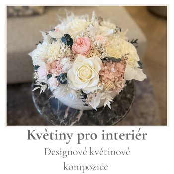Designové květiny do interiérů
