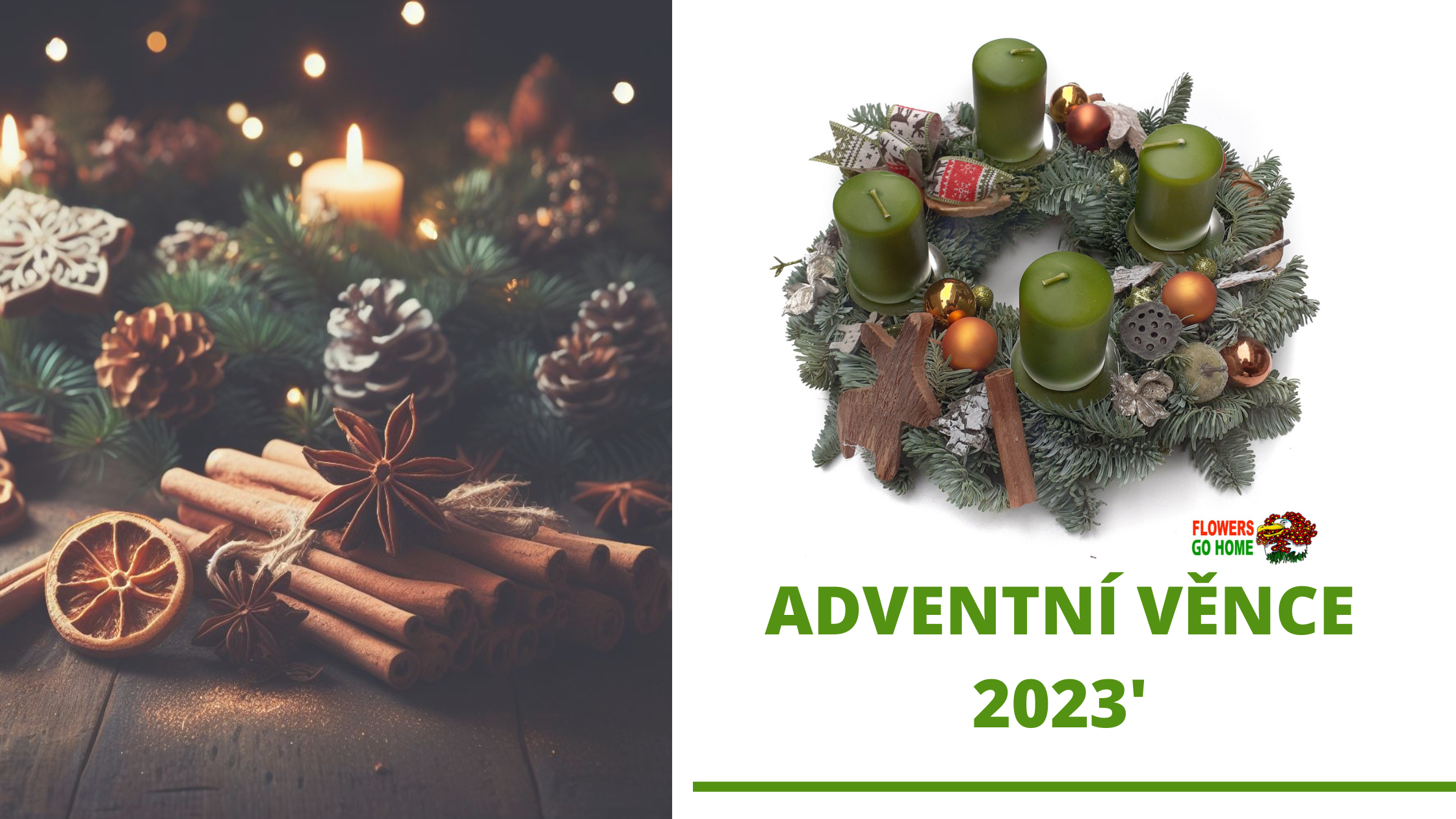 Adventní věnce v sezoně 2023