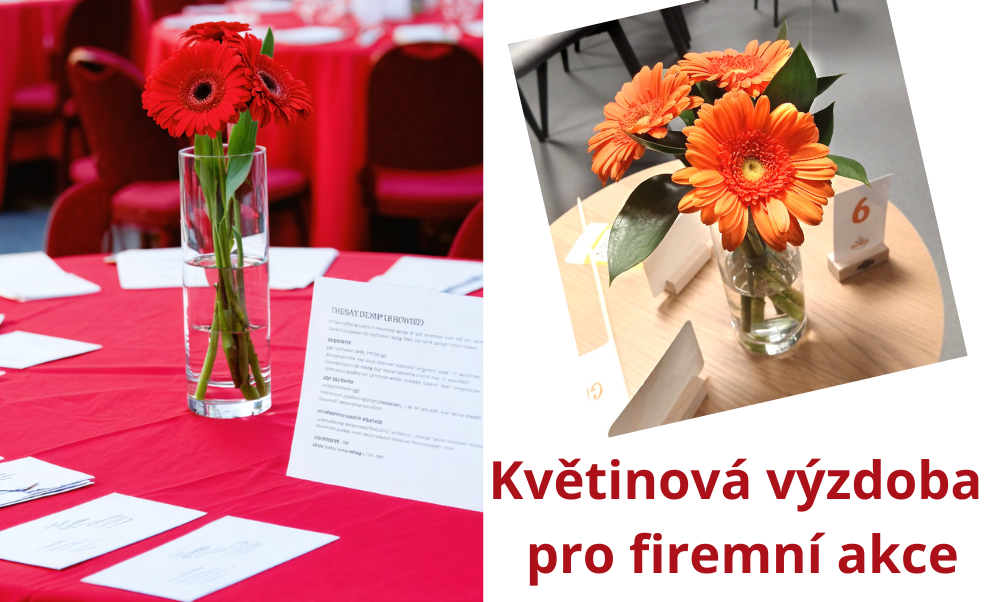 Květinová výzdoba pro firemní akce: Zajistěte nezapomenutelnou atmosféru