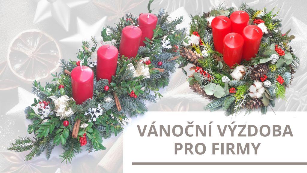 Vánoční / adventní výzdoba podniků a firem