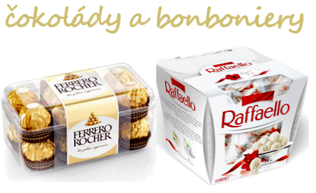 Čokolády a bonboniery
