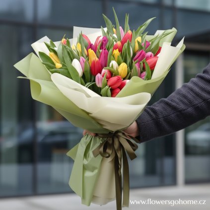 Tulipány Praha kytice