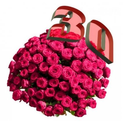 30 růží