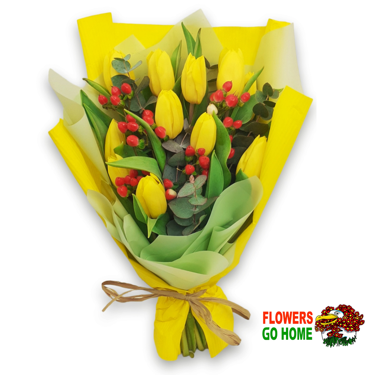 Žluté tulipány Velikost: 11 ks