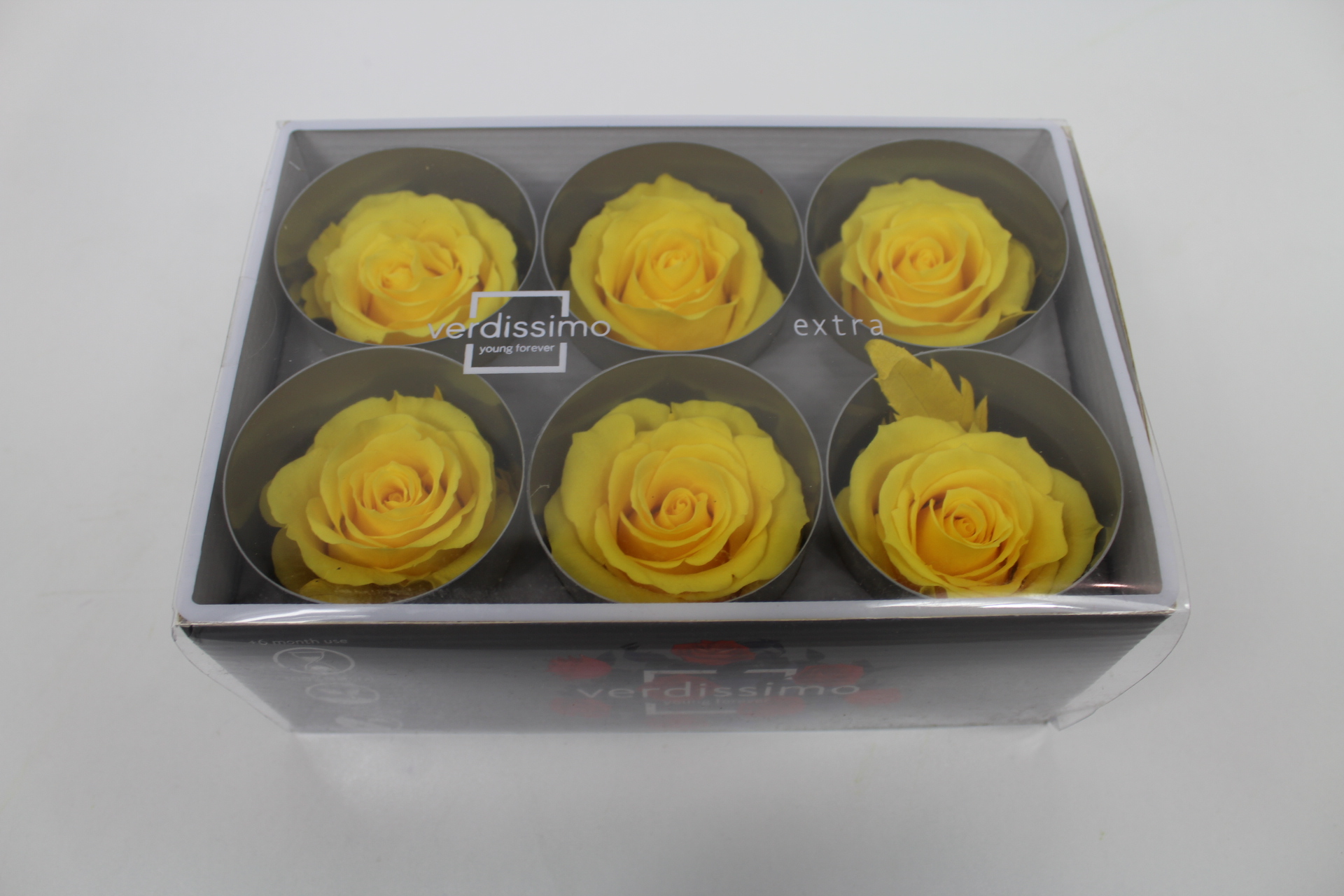 Stabilizovaná růže EXTRA 6 ks Barva: Yellow