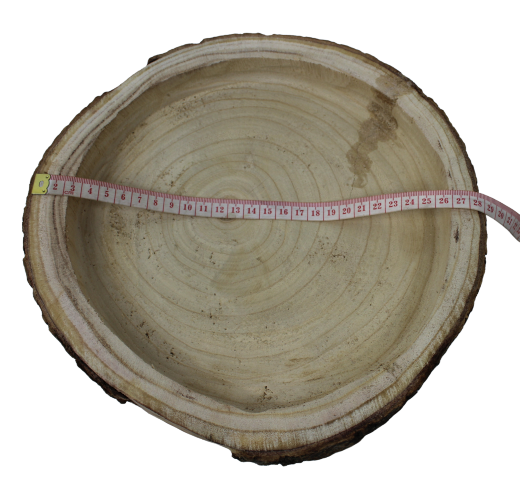 Dřevěný koláč z kulatiny Průměr: 26 cm