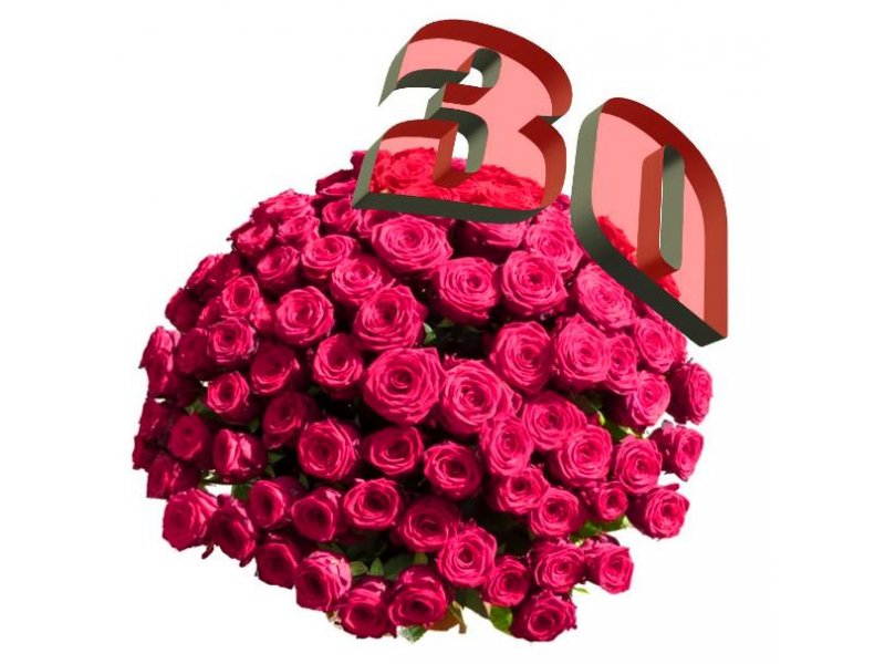 30 růží