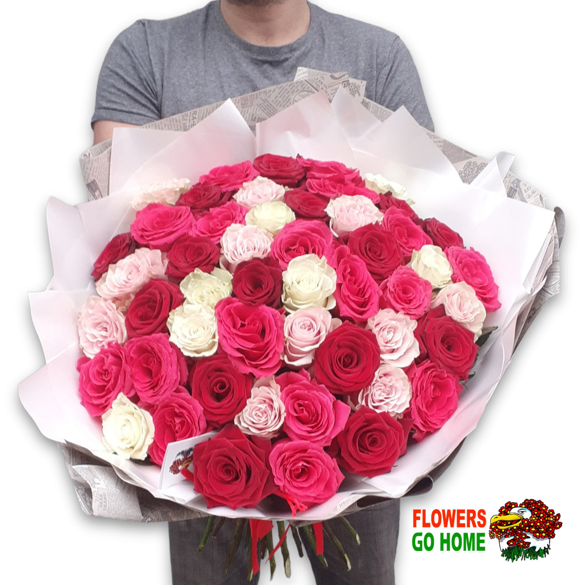 Kytice růží Valentýn Velikost: 21 ks