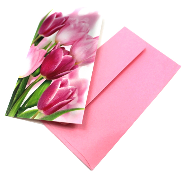 Rozvoz květin Motiv: Růžové tulipány