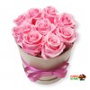 Stabilizovaná růže růžová přírodní box