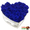 Stabilizovaná růže ROYALE BLUE  včetně dárkového balení (viz. foto)