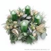 Adventní věnec s eukalyptem zelené svíčky