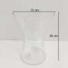 Malá skleněná váza B rozměry