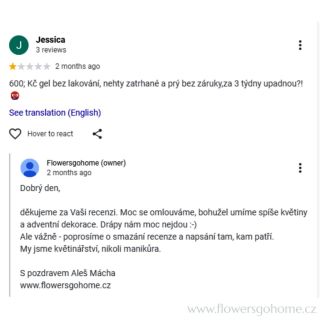 Milí zákazníci, dnes bychom se s vámi rádi podělili o něco, co nás opravdu překvapilo. Na našem Google profilu se objevila...