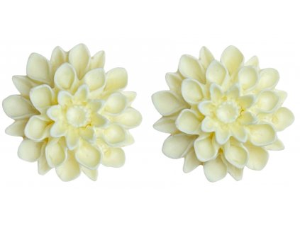 vanilla pudding zlute flowerski nausnice