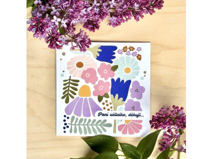 prani pro pani ucitely dekuji barevna flowerski