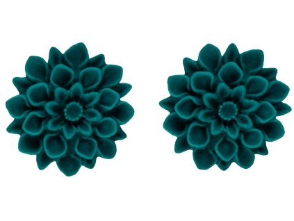 smaragd flowerski nausnice
