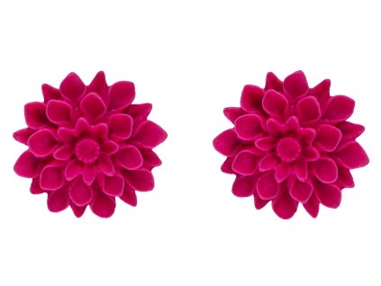 raspberry flowerski nausnice