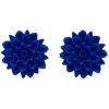 navy blue2 flowerski nausnice