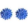 baby blue modra flowerski nausnice