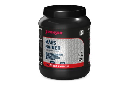SPONSER MASS GAINER 1200 g - Gainer pro nabírání svalové hmoty (Příchuť Vanilla)