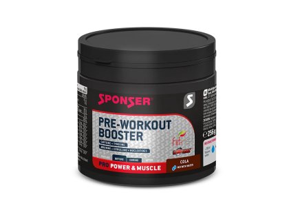 SPONSER PRE-WORKOUT BOOSTER 256 g - Předtréninkový booster (Příchuť Cola)