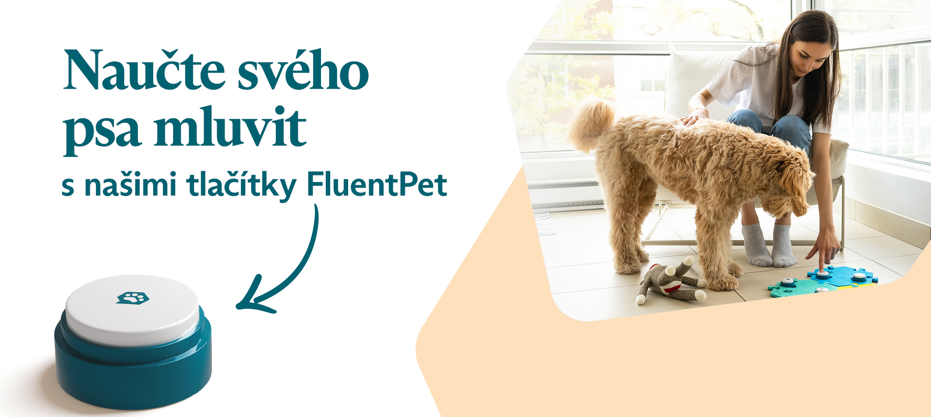 Komunikační tlačítka pro psy