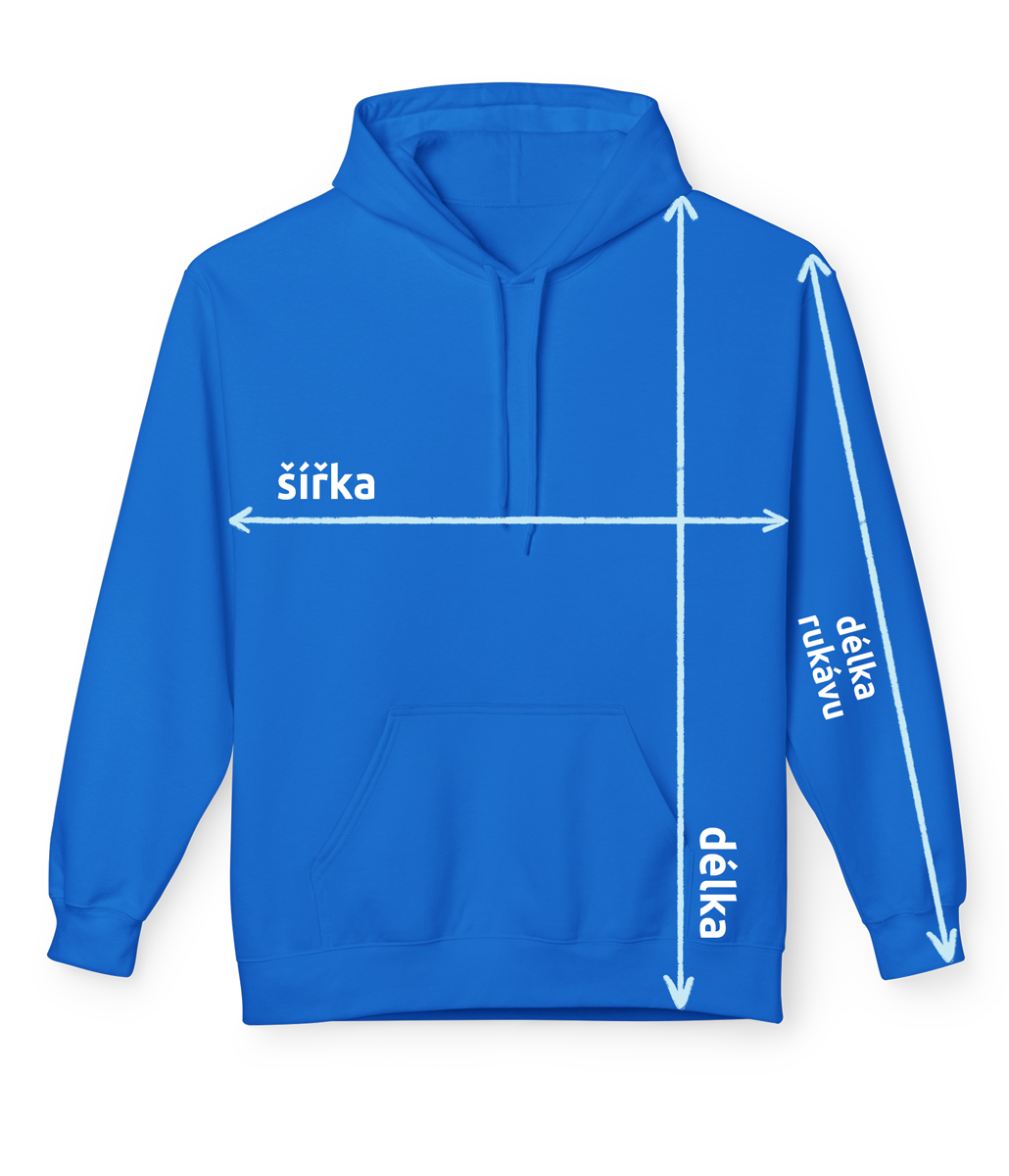 velikost-mikiny-gildan-sf500